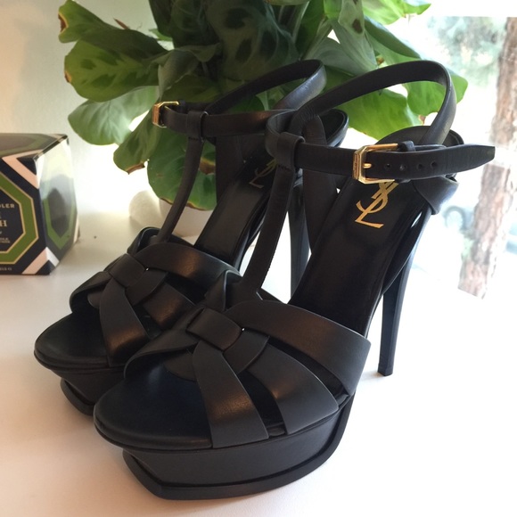 Saint Laurent Shoes - SOLD YSL Saint Laurent Tribute Black Heels 38